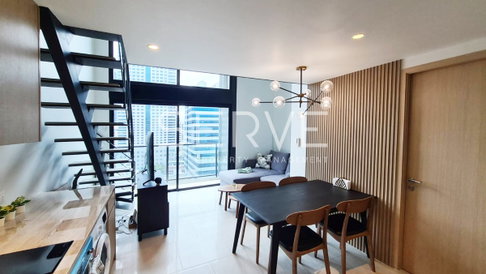 Loft 1 Bed Nice Decorate High Fl. 10+ Good Location Close to BTS Surasak 400 m. at The Lofts Silom Condo / Condo For Sale