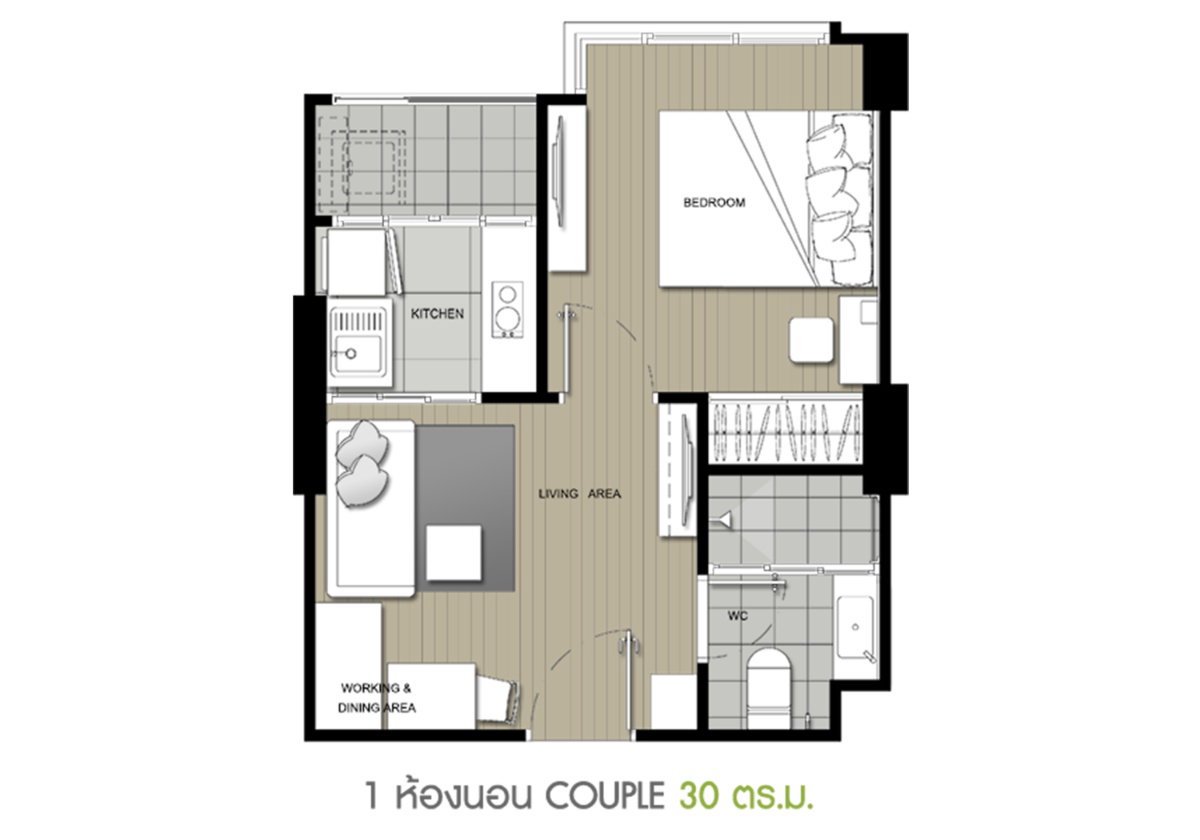 รูปภาพ1 Bedroom