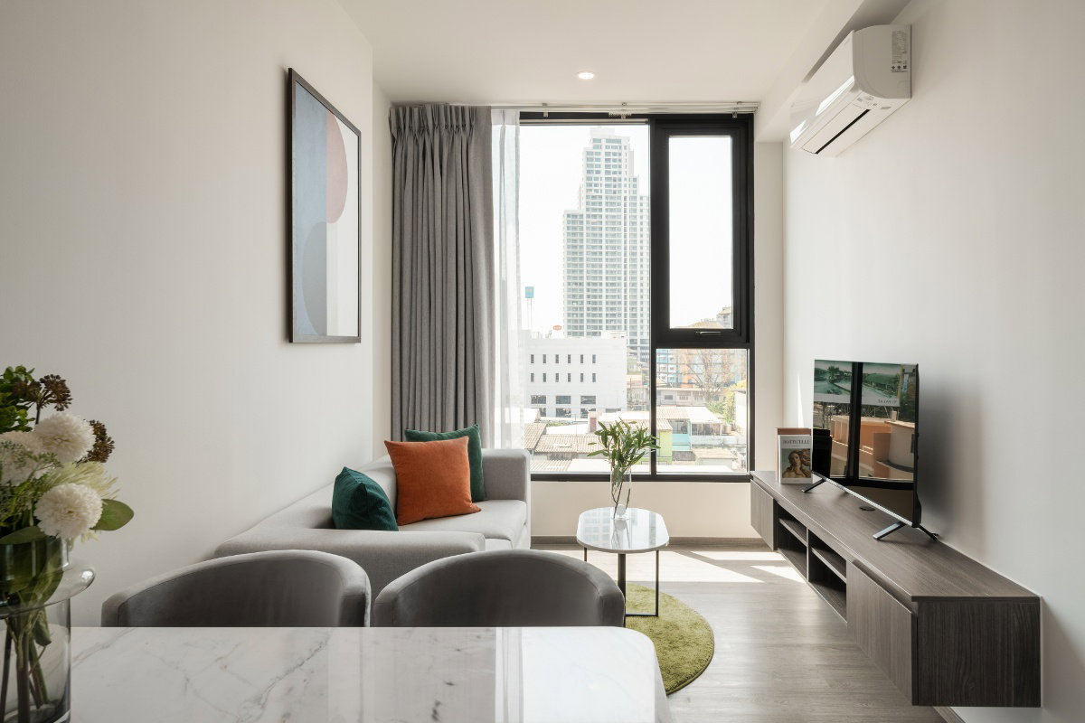 รูป ✅รับสัญญาระยะสั้น 𝐅𝐫𝐞𝐞 𝐰𝐢𝐟𝐢 ᯤ แฮมป์ตัน ศรีราชา Two Bedroom ห้องสวย แต่งครบ ✅ - รูปที่ 5/19