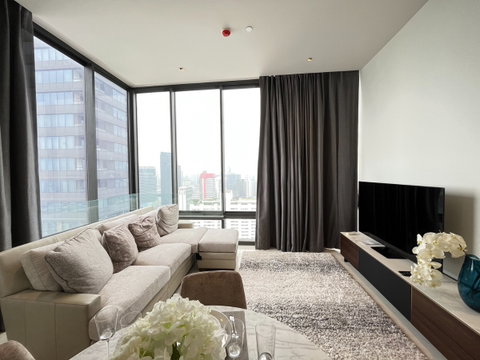 ว่างพร้อมอยู่! Ashton Silom. 2นอน 76ตร.ม. Line id: @pfagent