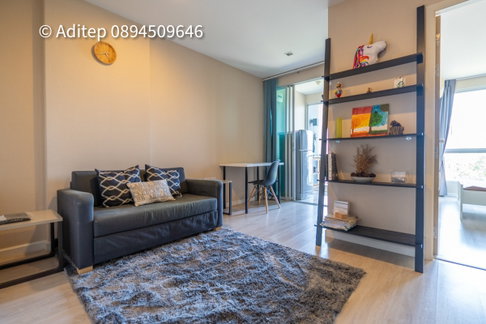 Metro Luxe Rama 4, size 1 bedroom, 33 sq m., fully furnished, next to Bangkok University