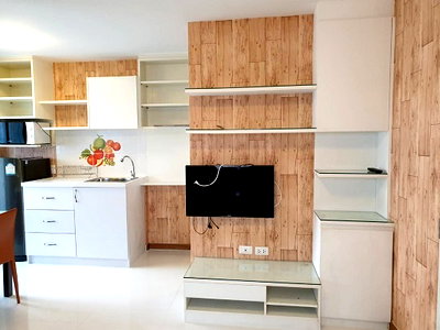 เช่าคอนโด ม.เทคโนโลยีราชมงคลกรุงเทพ : ให้เช่าคอนโด เดอะทรัสต์เรสซิเด้นท์ รัชดา-พระราม 3 1 ห้องนอน  ชั้น 19  เช่าราคา   9,000  บาทต่อเดือน 