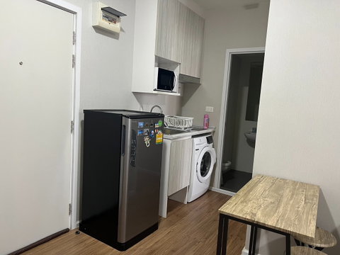 📌ห้องมุม/2 ปีลดได้ / 2 นอน 2 น้ำ / แอร์ 3 / ของครบ มี ค.ซักผ้า 📌 - ให้เช่าคอนโด Notting Hill Sukhumvit-Praksa ใกล้ BTS แพรกษา 700M ของครบ พร้อมอยู่