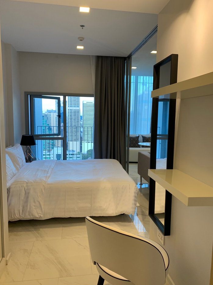 รูป for rent Condo Hyde sukhumvit11 hight floor nice view 1 bed room (S03-0837)  - รูปที่ 12/18