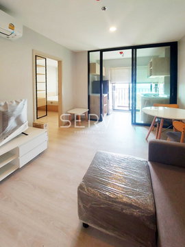 🔥1 Bed Closed Kitchen Fully furnished with Electric stove, Hood Close to Premier place, Makro at Nue Noble Srinakarin Lasalle Condo / Rent