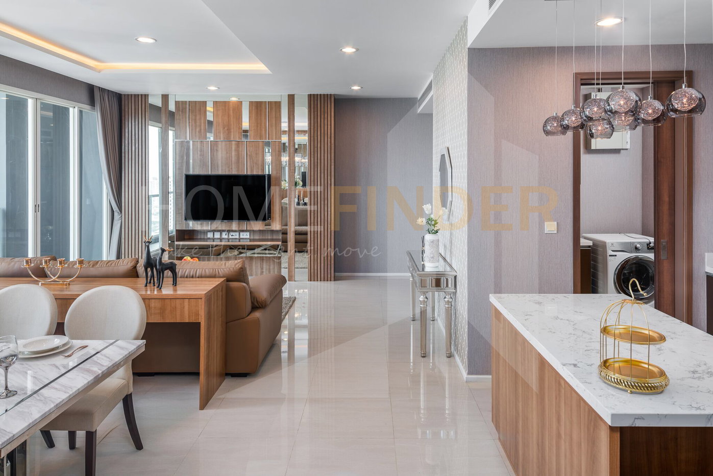 รูป Menam Residences 3 bedrooms, for rent - รูปที่ 9/14