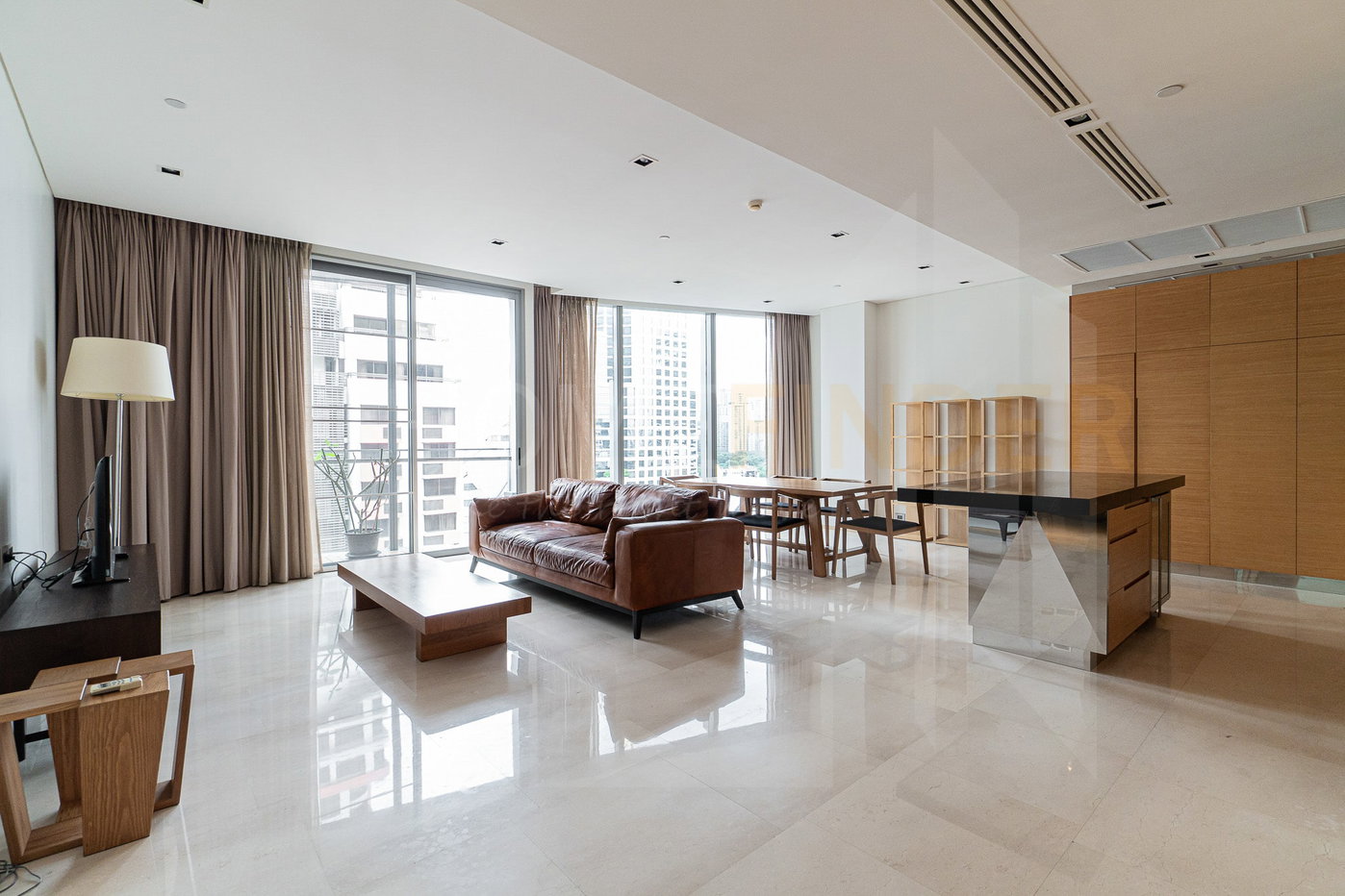 รูป Saladaeng Residences 2 bedrooms, for rent - รูปที่ 2/14