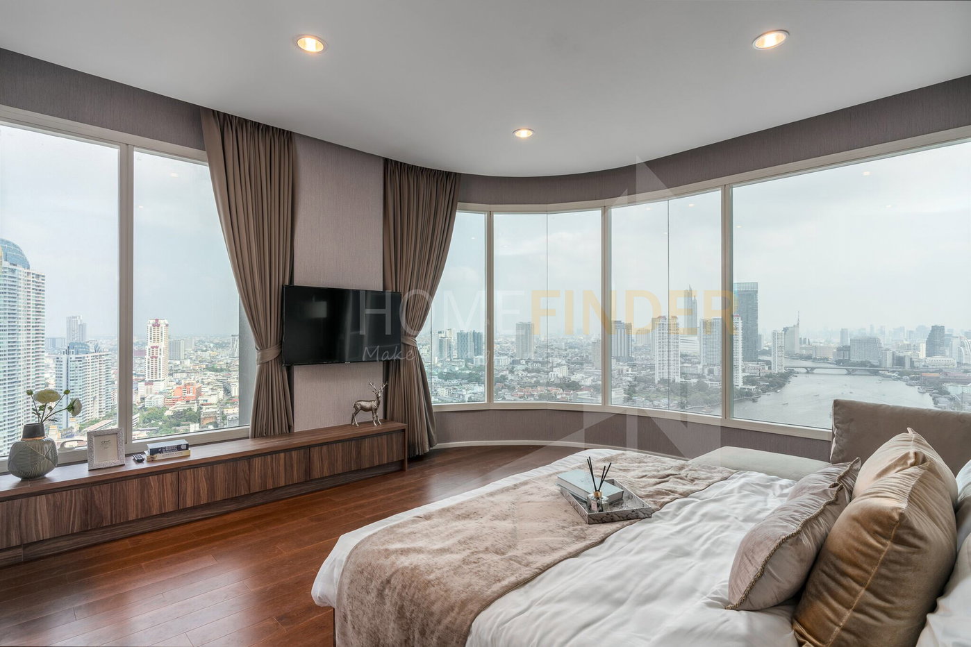 รูป Menam Residences 3 bedrooms, for sale - รูปที่ 1/5