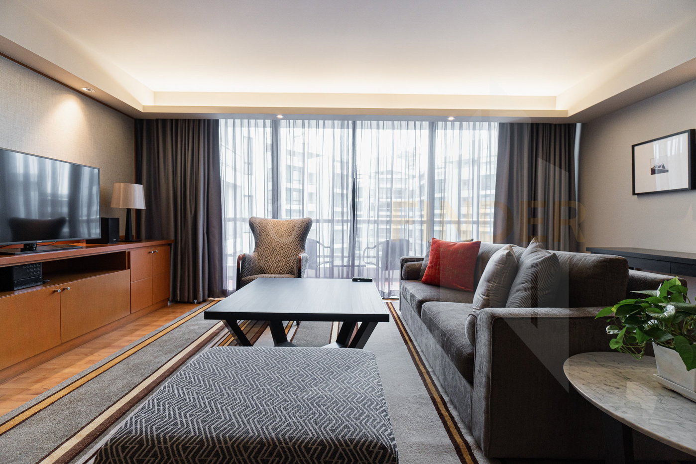 รูป Chatrium Residence Sathon Bangkok 2 bedrooms, for rent - รูปที่ 1/9