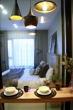 For rent Life Asoke ห้องสวย ชั้นสูง วิวสวย พร้อมอยู่ LH-RW2919
