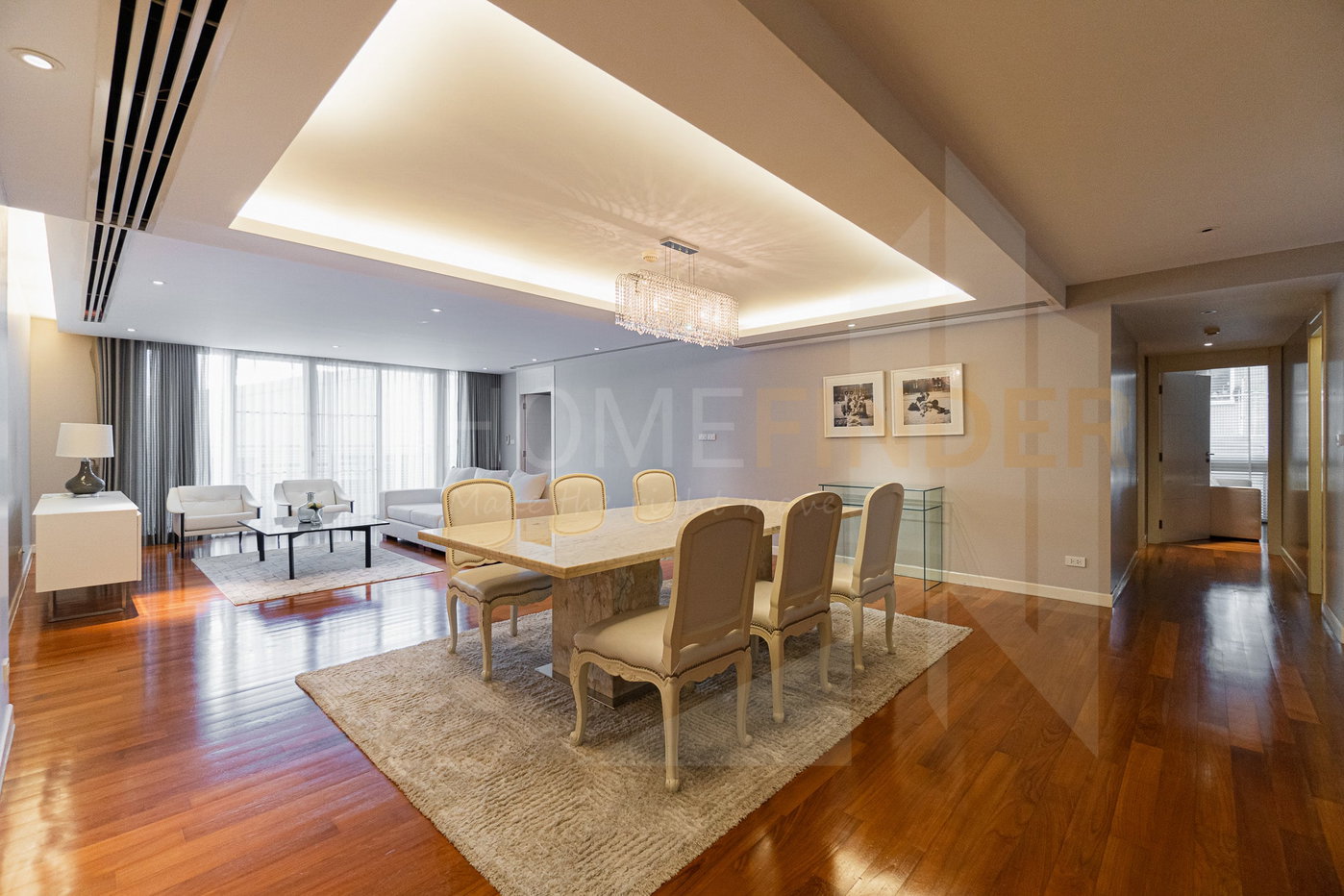 รูป La Citta Penthouse (Thonglor 8) 3 bedrooms, for rent - รูปที่ 2/9