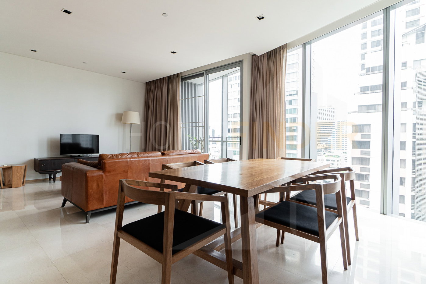 รูป Saladaeng Residences 2 bedrooms, for rent - รูปที่ 6/14