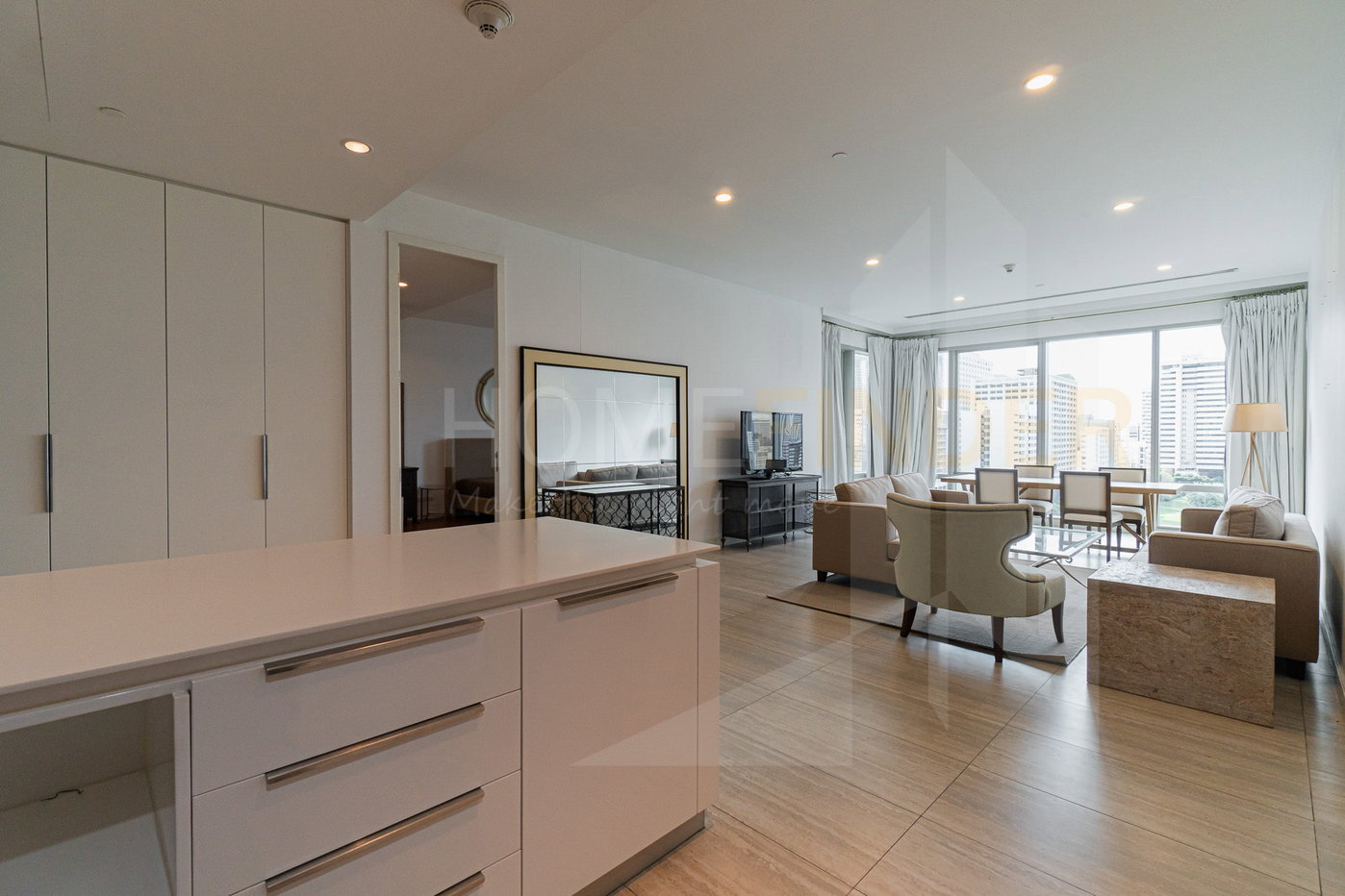 รูป 185 Rajadamri 2 bedrooms, for rent - รูปที่ 3/10