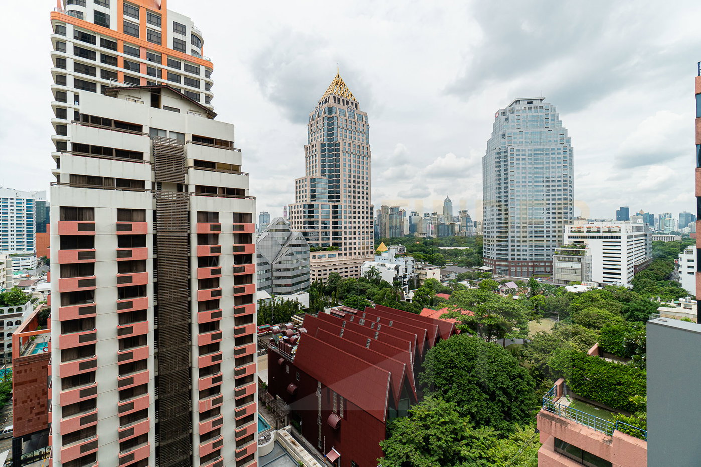 รูป Saladaeng Residences 2 bedrooms, for rent - รูปที่ 14/14