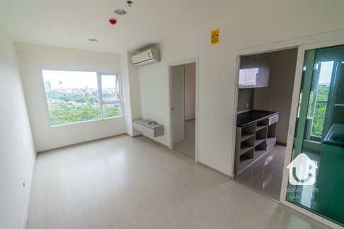 ขายคอนโดห้องมุม Aspire Erawan Tower B คอนโดใกล้รถไฟฟ้า BTS ช้างเอราวัณ แบบ 2-Bedroom ชั้น 10 ขนาด 48.07 ตร.ม.