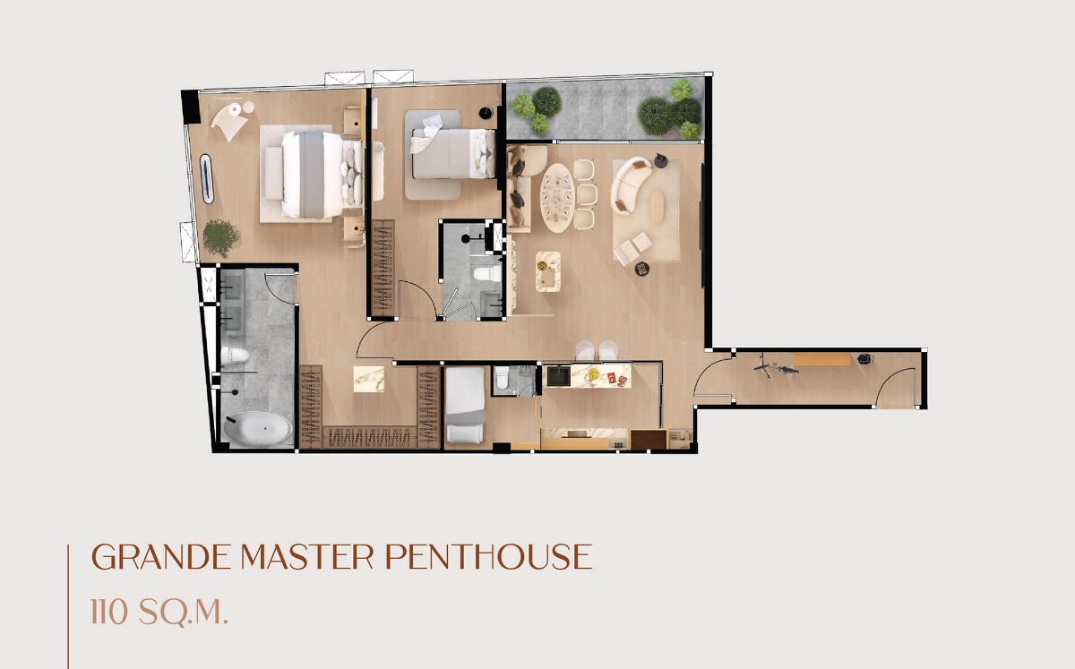 รูปภาพGrande Master Penthouse