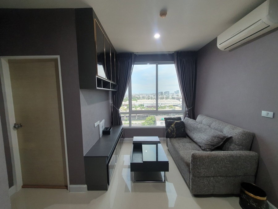 รูป [ให้เช่า] คอนโด The Sky Sukhumvit, 1ห้องนอน ชั้น18 แต่งสวย วิวBITEC ใกล้ BTSอุดมสุข - รูปที่ 6/14