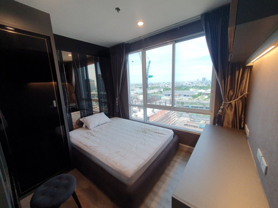 รูป [ให้เช่า] คอนโด The Sky Sukhumvit, 1ห้องนอน ชั้น18 แต่งสวย วิวBITEC ใกล้ BTSอุดมสุข - รูปที่ 1/14