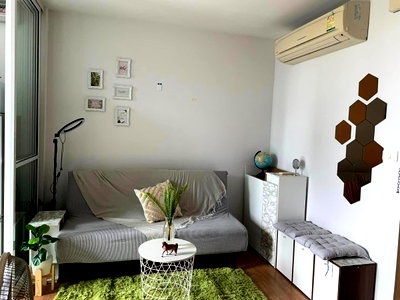 คอนโดให้เช่า : ห้องว่างพร้อม The Base Sukhumvit 77 1B1B LineID : @Habitant (มี@ ข้างหน้า)