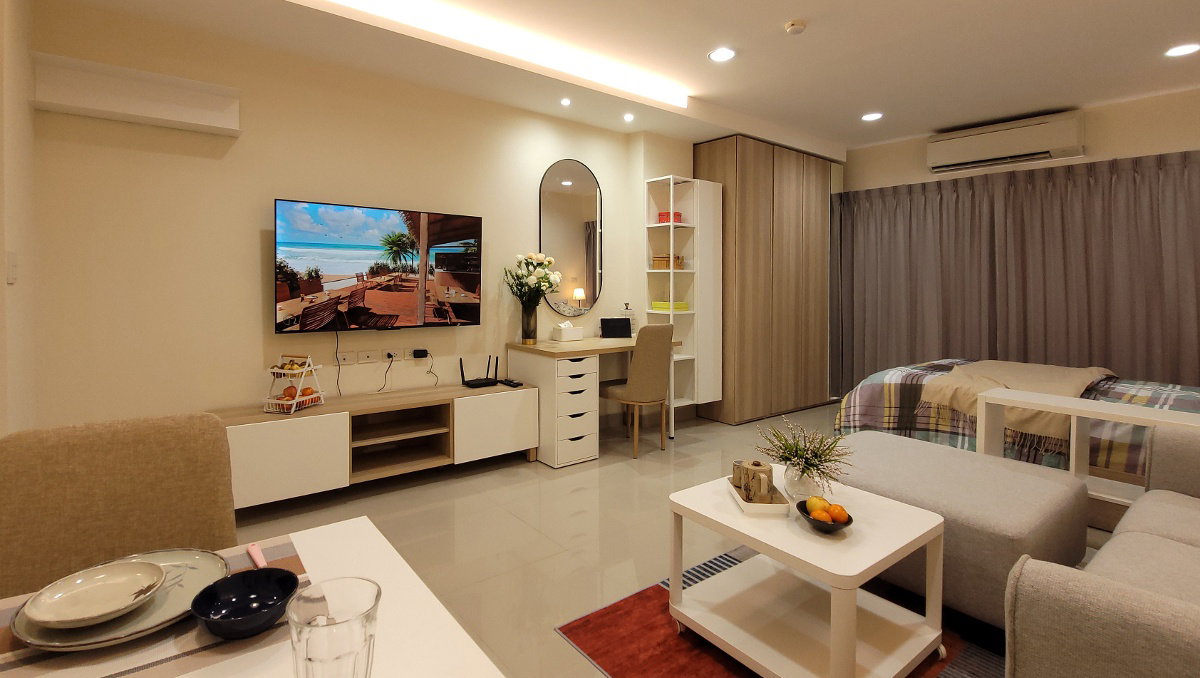 รูป **ให้เช่า** คอนโดเอกไพลินทาวเวอร์ ศรีนครินทร์ 1ห้องนอน ขนาด 47 ตร.ม. - รูปที่ 6/11