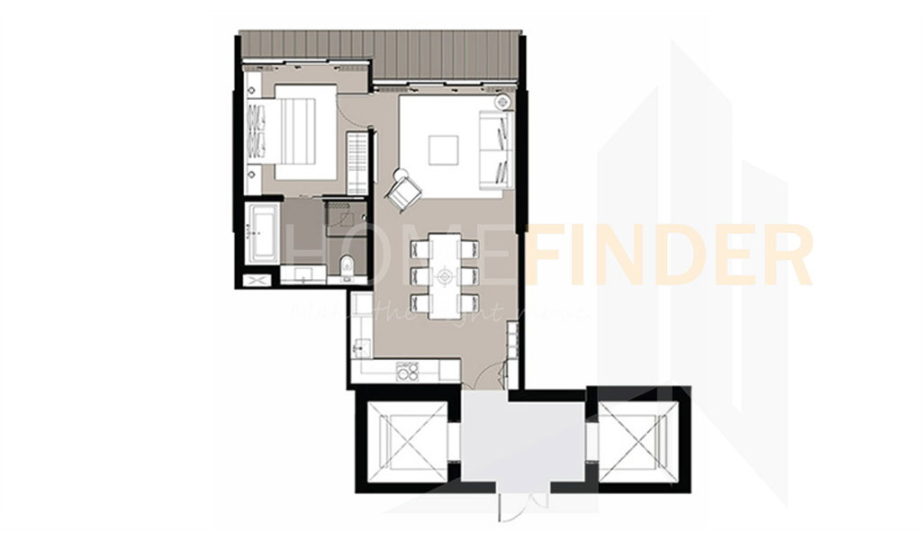 picture Banyan Tree Residences Riverside Bangkok 1 bedroom, for sale - 5/5