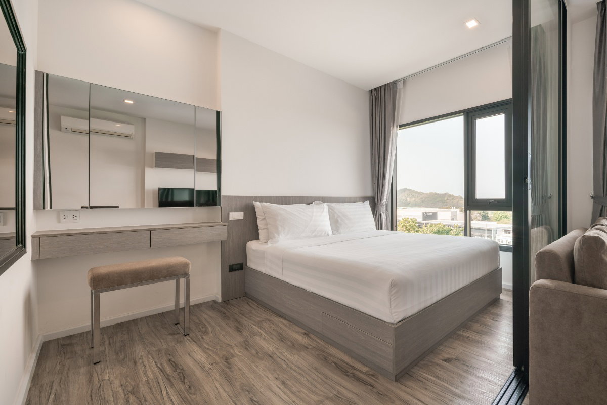 รูป 🔥คอนโดให้เช่า ไนท์บริดจ์ ดิ โอเชี่ยน ศรีราชา One Bedroom 𝑭𝑹𝑬𝑬 𝑾𝒊𝒇𝒊 ห้องสวย แต่งครบ 🔥 ✅รับสัญญาขั้นต่ำ 3 เดือน - รูปที่ 2/20