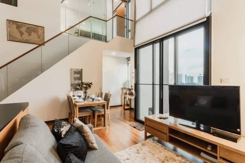 □■Ashton Morph Sukhumvit 38 Pet friendly 2BR Duplex Access private pool 110 sq.m very nice decoration with the best price for rental■□