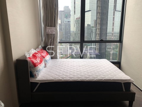 1 Bed with Bathtub High Fl. 10+ New Condo Good Location Next to BTS Thong Lo 20 m. at The ESSE Sukhumvit 36 Condo / For Rent