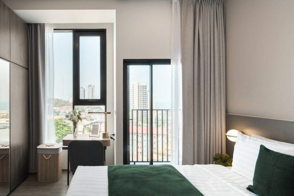 picture ✅𝘾𝙤𝙣𝙙𝙤 𝙁𝙤𝙧 𝙍𝙚𝙣𝙩 (Free Wi-Fi)  Studio and Bathtub @ Hampton Sriracha 🔥(Accept a minimum 1-month contract) - 6/18