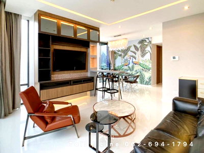 คอนโดให้เช่า : The Bangkok Sathorn  (สำหรับเช่า) | 2 ห้องนอน 2 ห้องน้ำ | ตกแต่งเฟอร์นิเจอร์ครบ พร้อมเข้าอยู่. | 📞 𝐂𝐚𝐥𝐥. | 𝐋𝐢𝐧𝐞. 𝟎𝟔𝟐-𝟔𝟗𝟒-𝟏𝟕𝟗𝟒