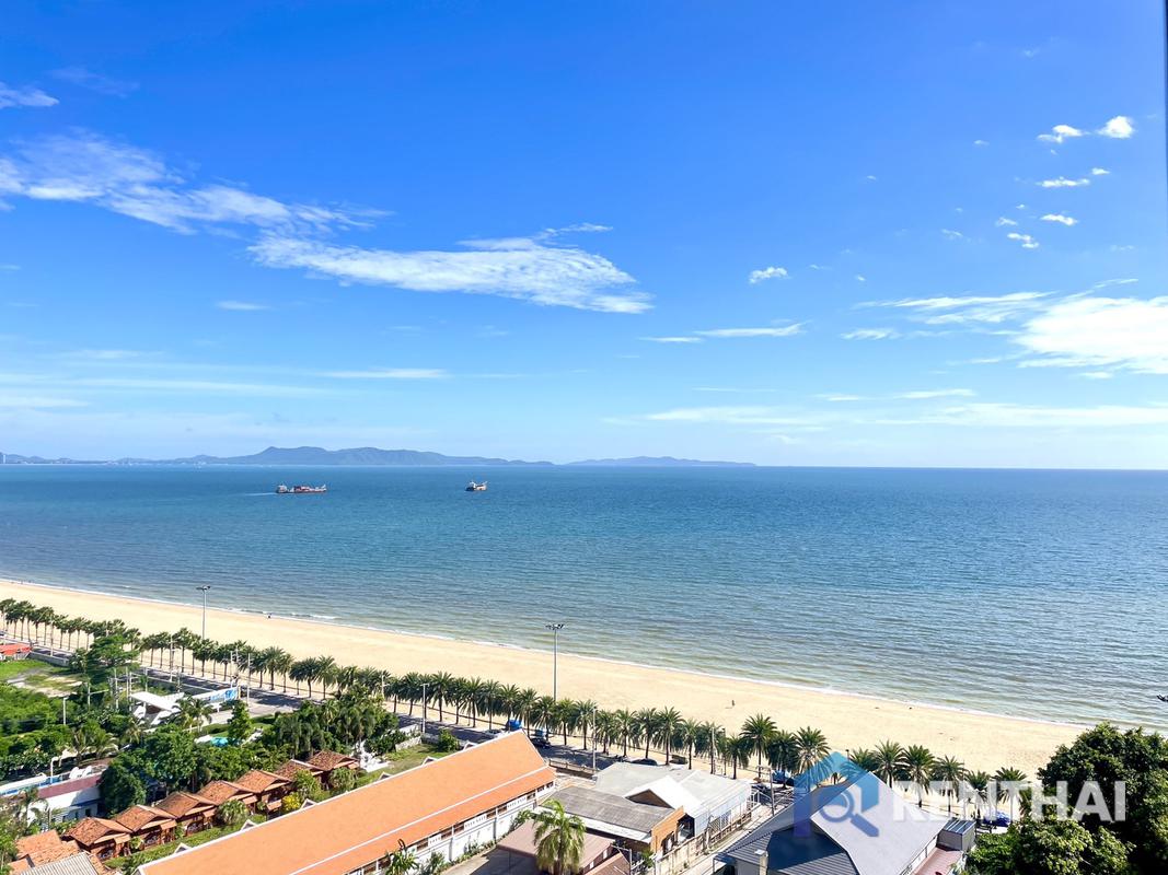 รูป ขายคอนโดติดหาดจอมเทียน แอราสคอนโด สตูดิโอเฟอร์นิเจอร์ครบ วิวทะเลฝั่งบางเสร่สวยๆ - รูปที่ 5/25