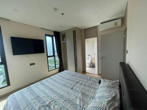 For rent Lumpini Suite Phetchaburi - Makkasan 2นอน 2น้ำ ห้องใหญ่สุดและชั้นสูงสุดเฟอร์นิเจอร์ครบ พร้อมเข้าอยู่ LH-RW003242