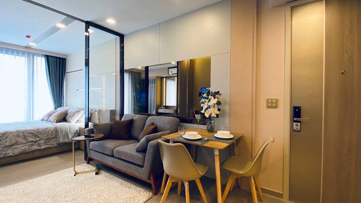 รูป For rent One9Five Asoke-Rama9 ห้องสวย เฟอร์และเครื่องใช้ไฟฟ้าครบ LH-RW3285 - รูปที่ 7/8