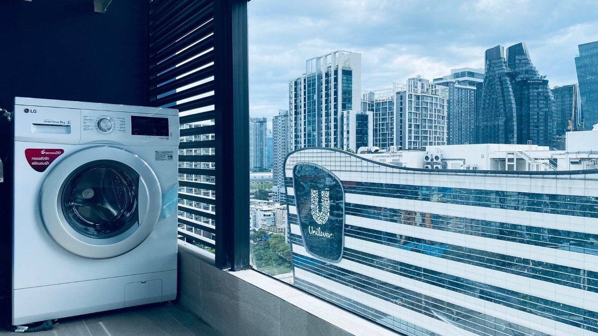 รูป For rent One9Five Asoke-Rama9 ห้องสวย เฟอร์และเครื่องใช้ไฟฟ้าครบ LH-RW3285 - รูปที่ 8/8