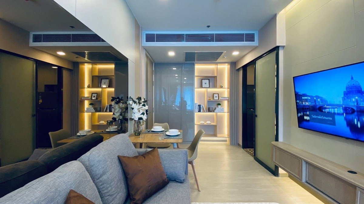 รูป For rent One9Five Asoke-Rama9 ห้องสวย เฟอร์และเครื่องใช้ไฟฟ้าครบ LH-RW3285 - รูปที่ 6/8