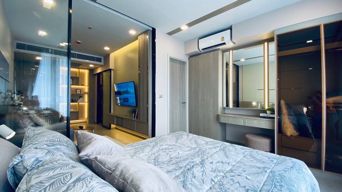 รูป For rent One9Five Asoke-Rama9 ห้องสวย เฟอร์และเครื่องใช้ไฟฟ้าครบ LH-RW3285 - รูปที่ 2/8