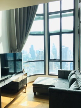 Q Chidlom-Phetchaburi Size 63.32 sq m 1 bedroom, 1 bathroom Floor 38-39 Duplex