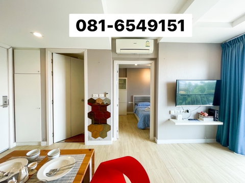 ขายคอนโด เดอะ พาทิโอ บางแสน ห้องใหญ่ ลดพิเศษ 2.99 ล้านบาท ห้องวิวทะเล 081-654-9151