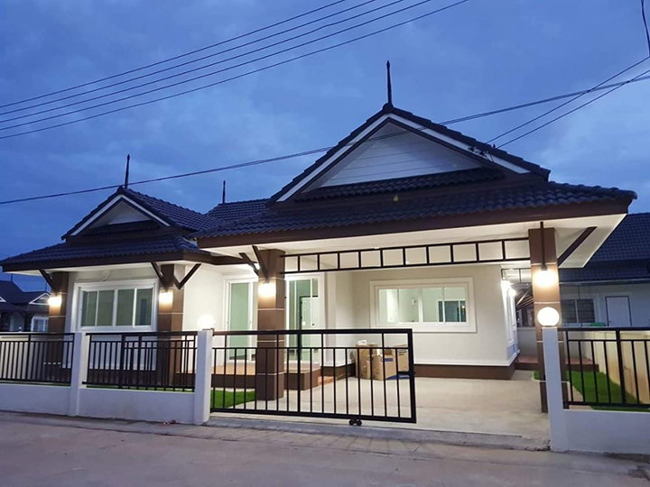 บ้านเดี่ยวชั้นเดียวสไตล์บาหลี