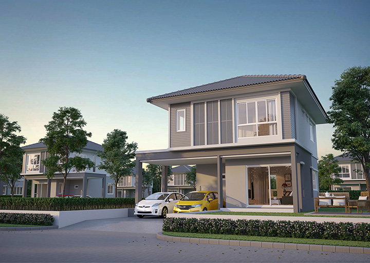 รูปภาพบ้านเดี่ยวแบบ A