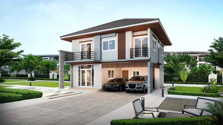 รูปภาพบ้านเดี่ยว 2 ชั้น