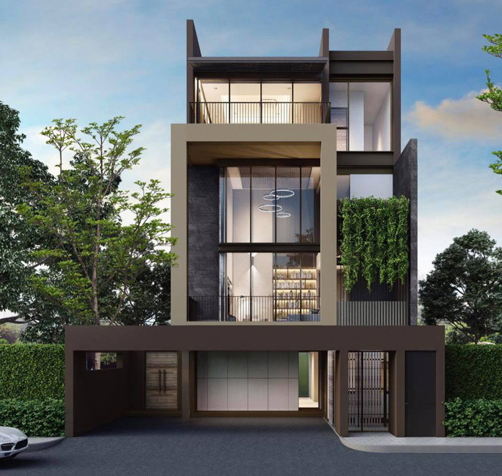 รูปภาพบ้านเดี่ยว 4 ชั้น