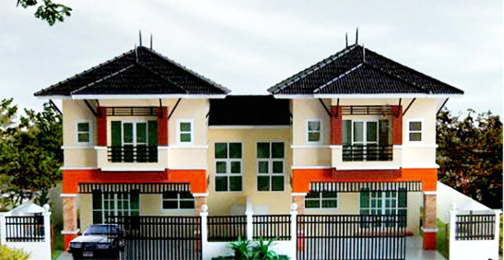 รูปภาพบ้านแฝด 2 ชั้น