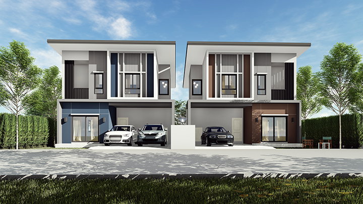 รูปภาพบ้านเดี่ยว 2 ชั้น