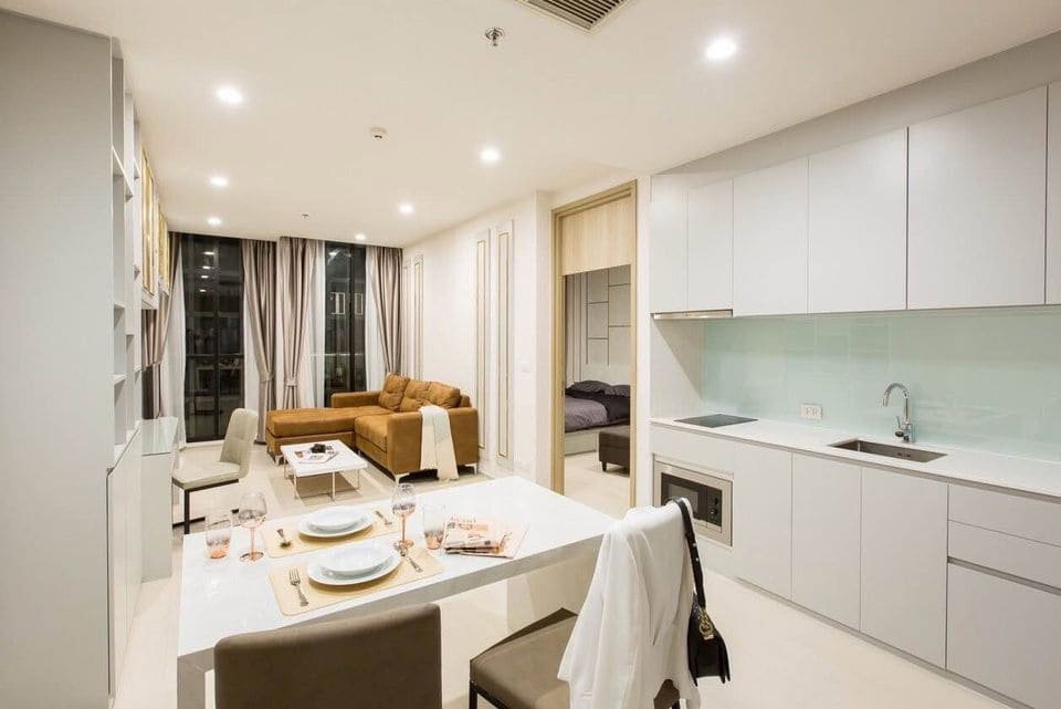รูป For rent Noble Ploenchit โนเบิล เพลินจิต ห้องสวย สไตล์หรูหรา เฟอร์นิเจอร์และเครื่องใช้ไฟฟ้าครบ LH-RW3366 - รูปที่ 4/8