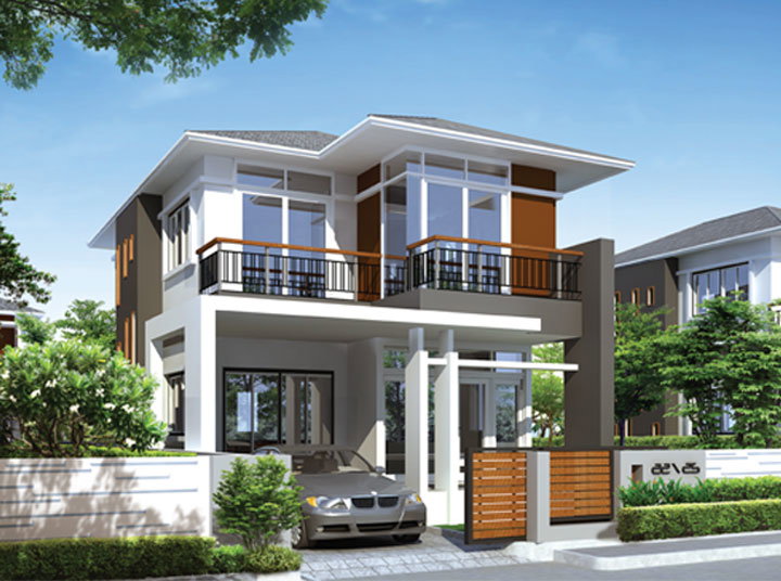 รูปภาพบ้านเดี่ยว 2 ชั้น