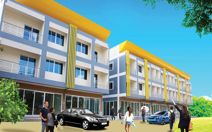 รูปภาพอาคารพาณิชย์ 3 ชั้น