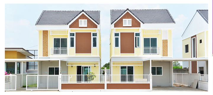 รูปภาพบ้านแฝด 2 ชั้น