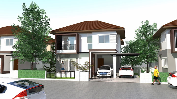 รูปภาพบ้านเดี่ยว 2 ชั้น