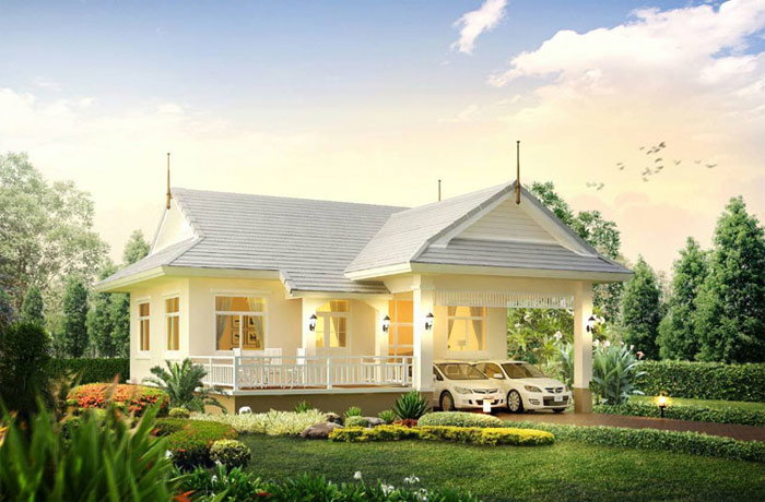 รูปภาพบ้านเดี่ยว 1 ชั้น